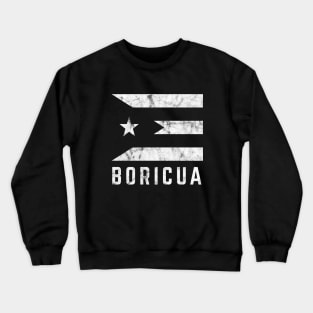 Yo Soy Boricua Puerto Rico Black Flag Crewneck Sweatshirt